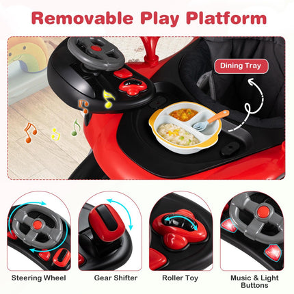 7-in-1 Baby Walker with Adjustable Height & Speed