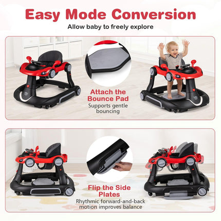 7-in-1 Baby Walker with Adjustable Height & Speed
