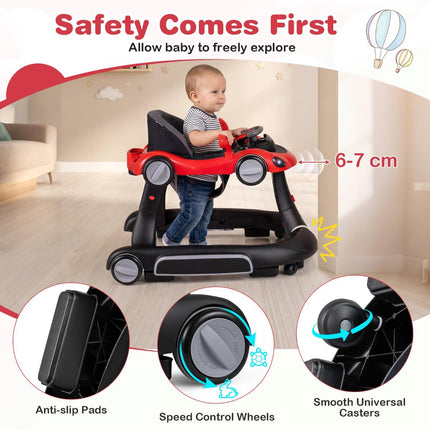 7-in-1 Baby Walker with Adjustable Height & Speed
