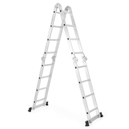 7-in-1 Multi-Purpose Ladder, 4.6m, Non-Slip, 150kg Capacity