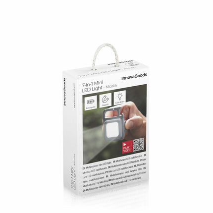 7-in-1 wiederaufladbare und magnetische Mini-LED-Taschenlampe Micolth InnovaGoods