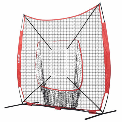 7x7ft Baseball Softball Practice Net – Bow Frame, Bag