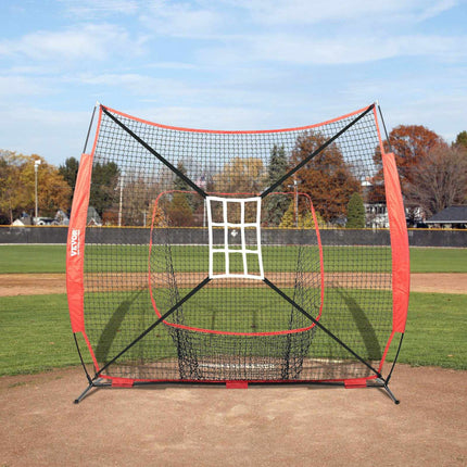7x7ft Baseball Softball Practice Net – Bow Frame, Bag