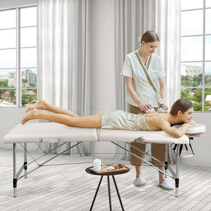 84" Verstellbare, tragbare Massageliege mit Tragetasche