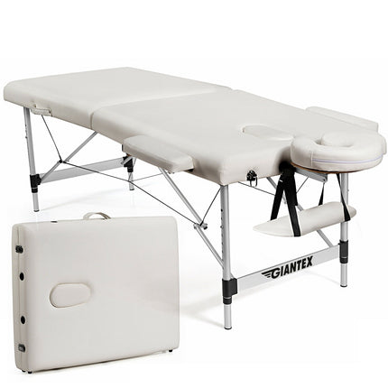 84" Verstellbare, tragbare Massageliege mit Tragetasche