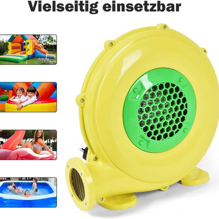 Gebläse, 850 W, energieeffiziente Luftpumpe für aufblasbares Spielzeug, Hüpfburg, 42 x 24 x 42 cm