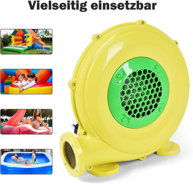 850W Blower Energy Efficient Air Pump for Inflatable Toys Bouncy Castle 42 x 24 x 42 cm