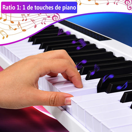 88-Key Digital Piano Keyboard with Bluetooth, Pedal, Bag