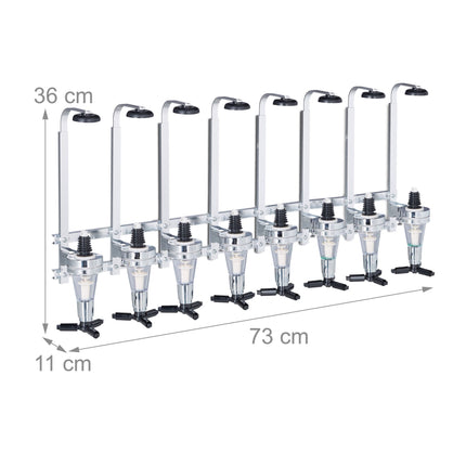 Wandmontierter 8-Flaschen-Bar Butler