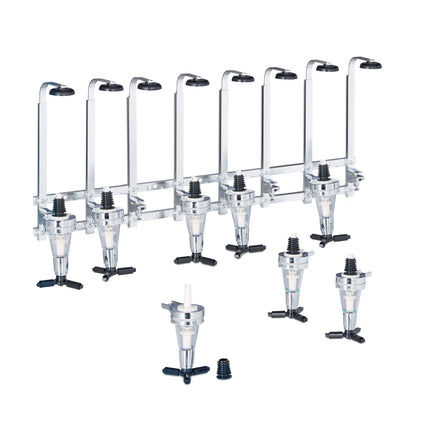 Wandmontierter 8-Flaschen-Bar Butler