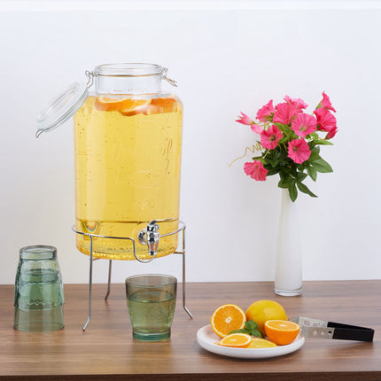 Distributeur de boissons 8 L avec support