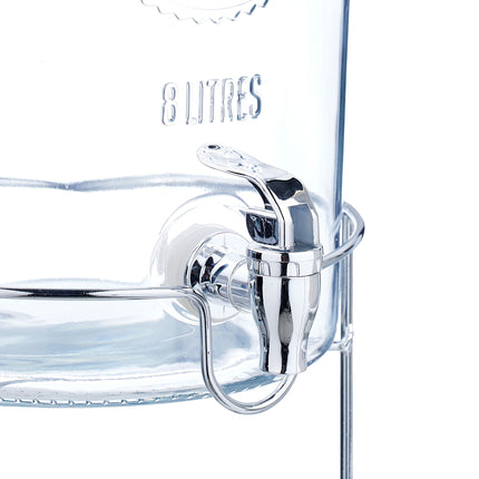 Distributeur de boissons 8 L avec support