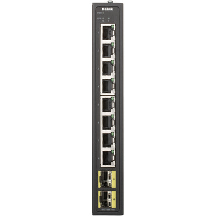 8-Port Gigabit Industrial Switch mit 2 SFP-Steckplätzen