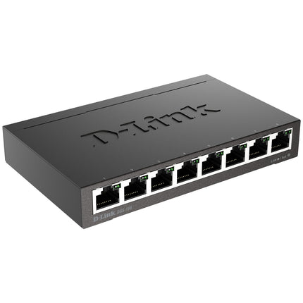 8-Port Gigabit Switch, kompaktes Design
