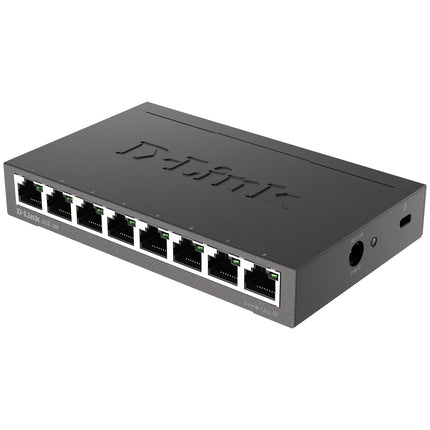 8-Port Gigabit Switch, kompaktes Design