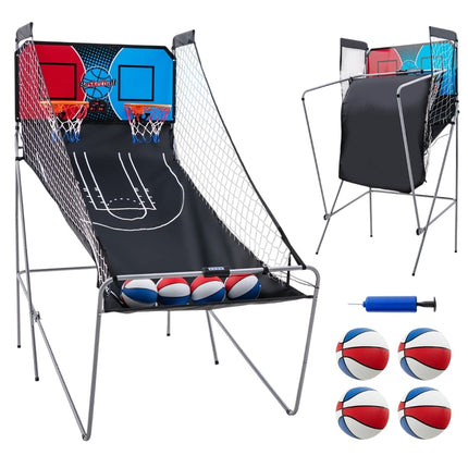 8-in-1 Arcade Basketball Game with 4 Balls & Pump