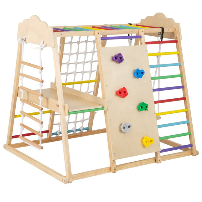 8-in-1 Montessori Kletterset mit Rutsche & Schaukel