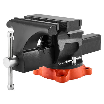 8 in Bench Vise, 360 Swivel Base, Pipe Jaws