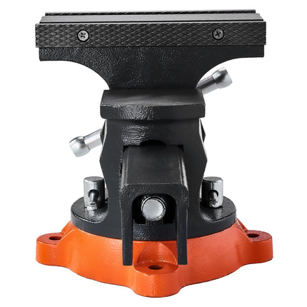 8 in Bench Vise, 360 Swivel Base, Pipe Jaws