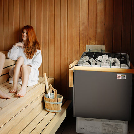 8kW Electric Sauna Heater, 400V 3N, Digital Timer