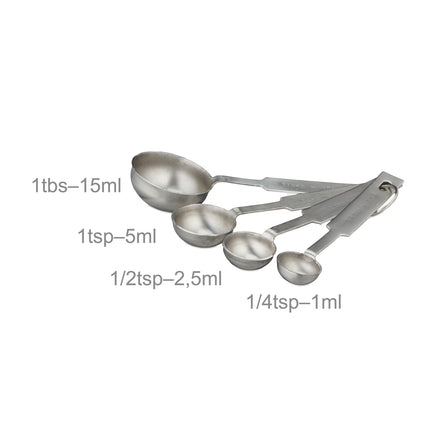 8-teiliges Set mit Messbecher und Messlöffel