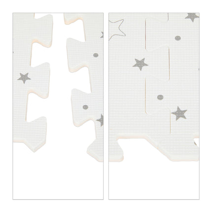 8 puzzle mats with stars