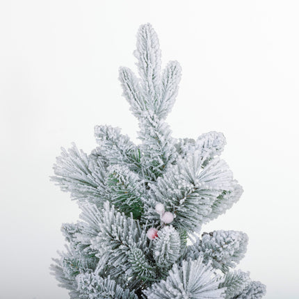 Künstliche Weihnachtsbäume, 90 cm, 100 LED-Lichter, 2er-Set