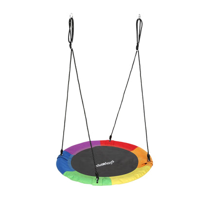 90 cm Round Nest Swing – Foam-Padded, Garden Fun
