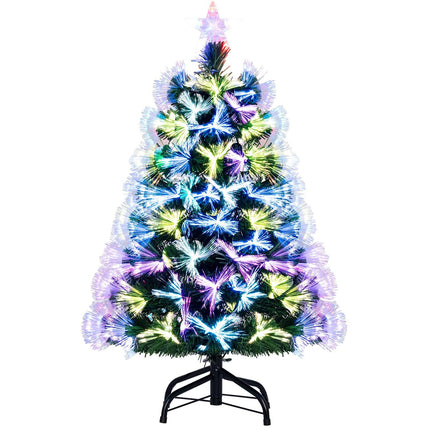 95 cm Fiber Optic Christmas Tree, 93 Branch Tips, Green