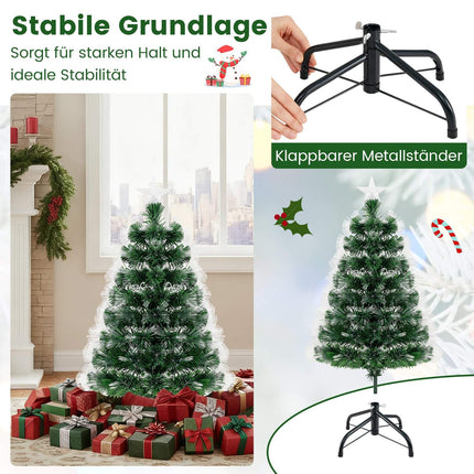 95 cm Fiber Optic Christmas Tree, 93 Branch Tips, Green