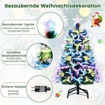 95 cm Fiber Optic Christmas Tree, 93 Branch Tips, Green
