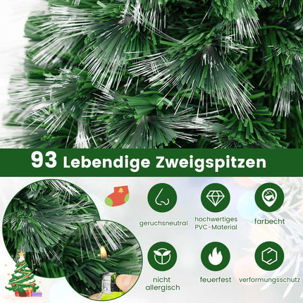 95 cm Fiber Optic Christmas Tree, 93 Branch Tips, Green
