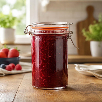 9-Piece Glass Storage & Preserving Jars Set with Lids