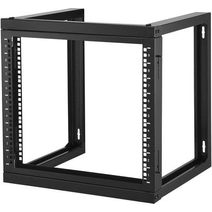 9U Wall Mount Server Rack, 19-Inch Open Frame, 150 Lb