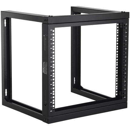 9U Wall Mount Server Rack, 19-Inch Open Frame, 150 Lb