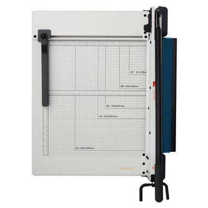 A3 Guillotine Paper Cutter, 400-Sheet, Metal Base