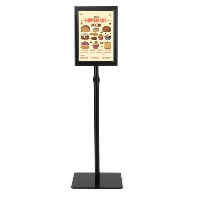 A4-Plakatständer 2er-Pack, höhenverstellbar, schwarz