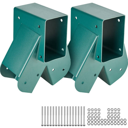 A-Frame Swing Set Brackets, Carbon Steel, 2-Pack