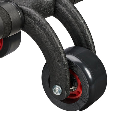 Ab-Roller mit Kniematte – 3-Rad-Stabilitätstrainer