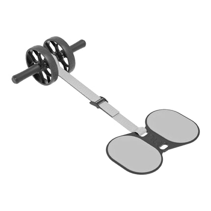 Ab Roller with Safety Strap and Knee Pad, Two Wide Wheels, Beginner
