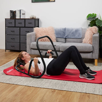 Bauchtrainer mit Nackenstütze – Heimtrainingsgerät