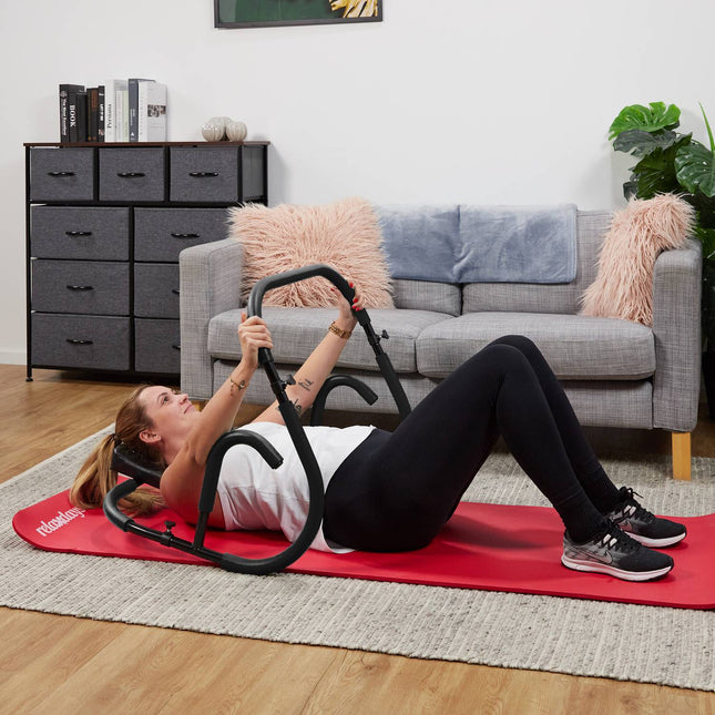 Bauchtrainer mit Nackenstütze – Heimtrainingsgerät