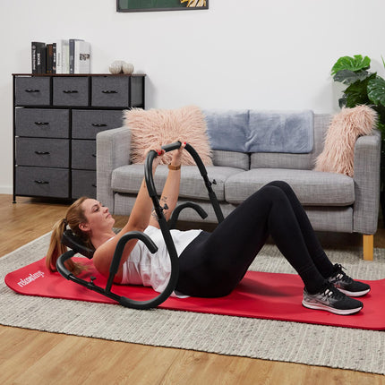 Bauchtrainer mit Nackenstütze – Heimtrainingsgerät