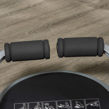 Klappbarer Bauchtrainer mit Kissen, höhenverstellbar, Stahl