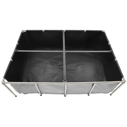 Above-Ground Fish Pond, 470 Gal PVC, Clear Panel