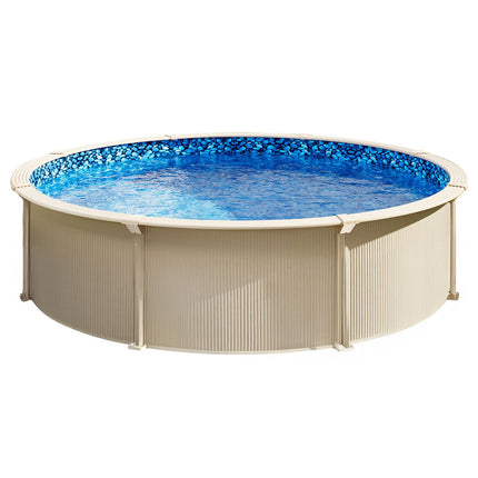 Above-Ground Pool Liner 8 Ft Round, Overlap Vinyl 54 In
