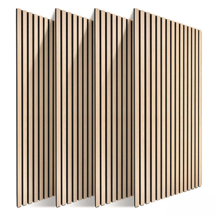Akustikwandpaneel-Set, 120x60 cm, Holzfurnierlamellen