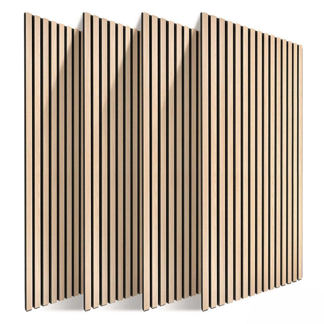 Akustikwandpaneel-Set, 120x60 cm, Holzfurnierlamellen
