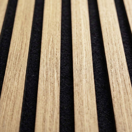 Akustikwandpaneel-Set, 120x60 cm, Holzfurnierlamellen