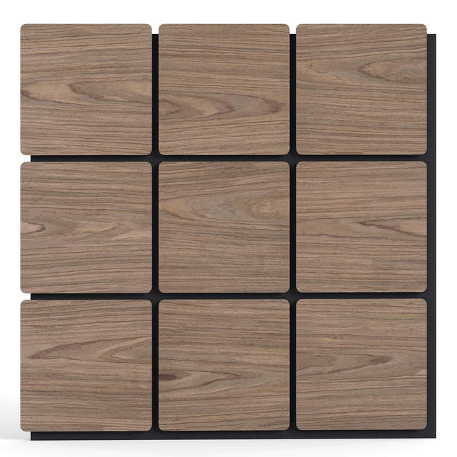 Akustik-Wandpaneele, 4er-Pack, 62x62 cm, Schalldämmung